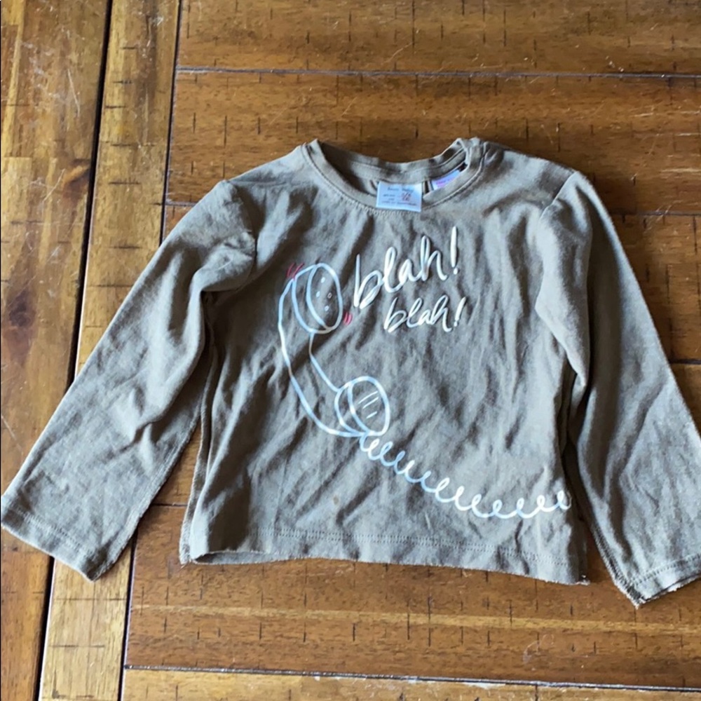 New Zara baby long sleeve shirt